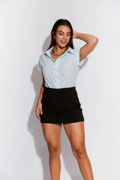 Skort Negro (Falda por Delante y Atrás)